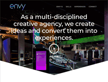 Tablet Screenshot of envy-create.com